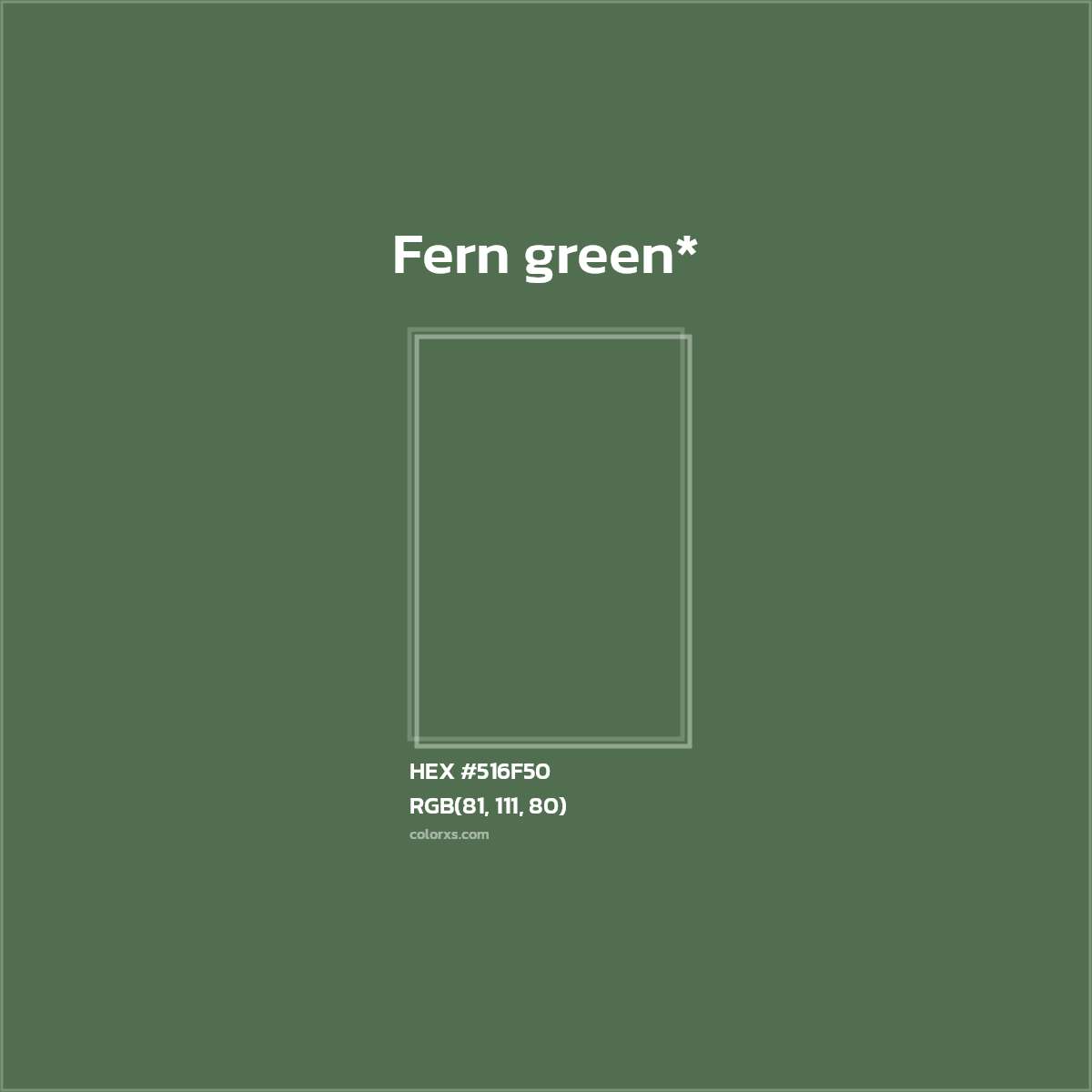 HEX #516F50 Color Name, Color Code, Palettes, Similar Paints, Images