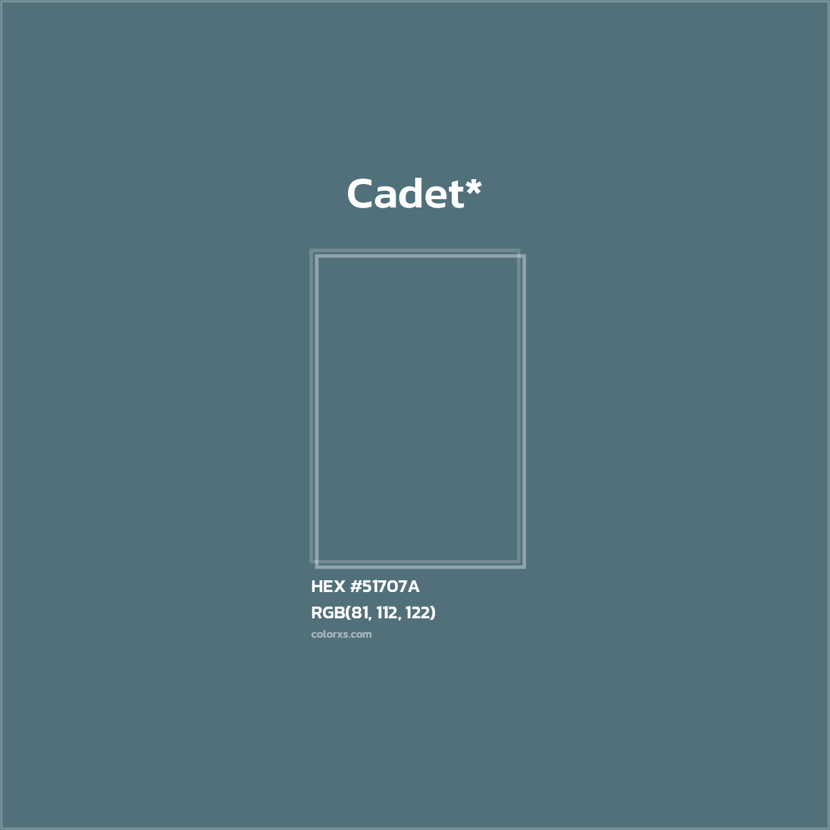 HEX #51707A Color Name, Color Code, Palettes, Similar Paints, Images