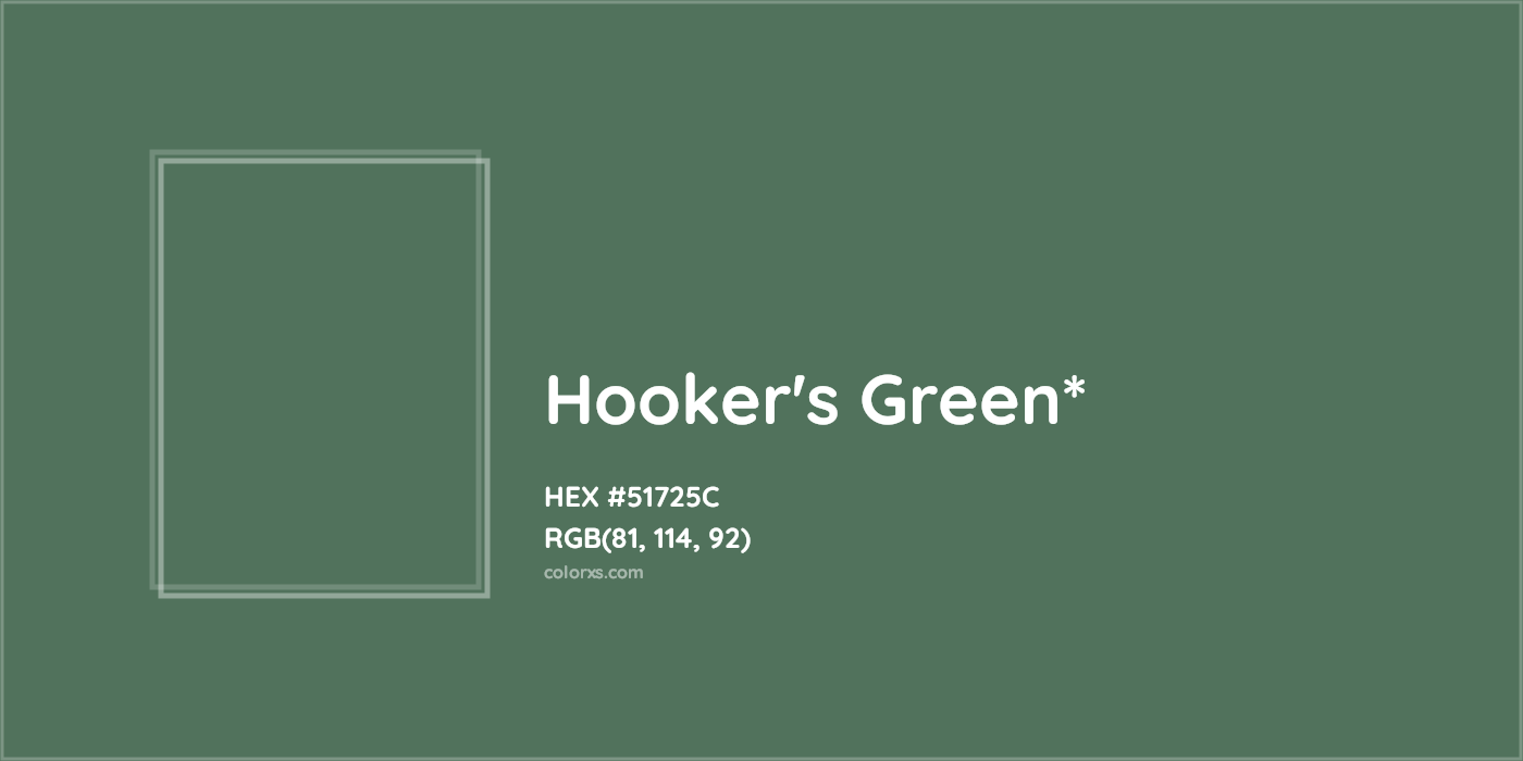 HEX #51725C Color Name, Color Code, Palettes, Similar Paints, Images
