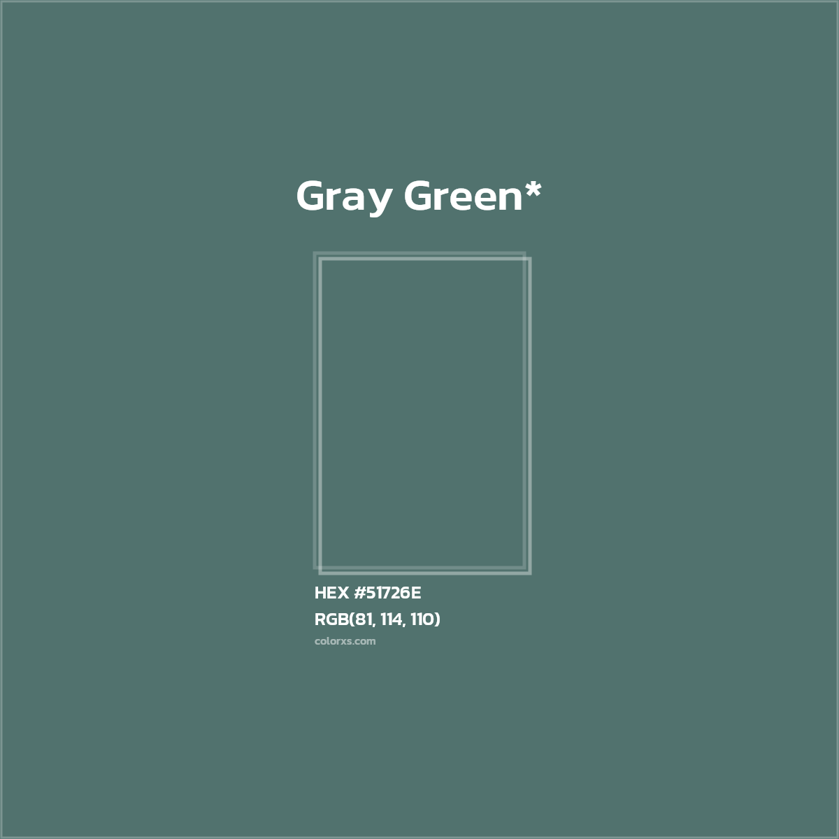 HEX #51726E Color Name, Color Code, Palettes, Similar Paints, Images