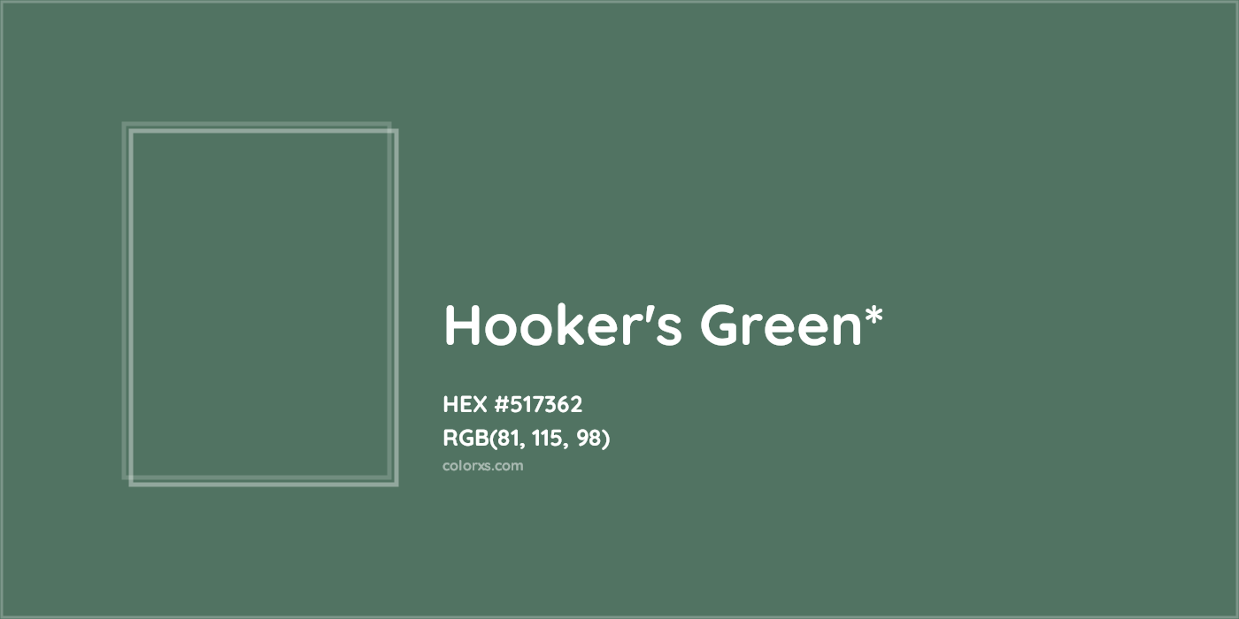 HEX #517362 Color Name, Color Code, Palettes, Similar Paints, Images