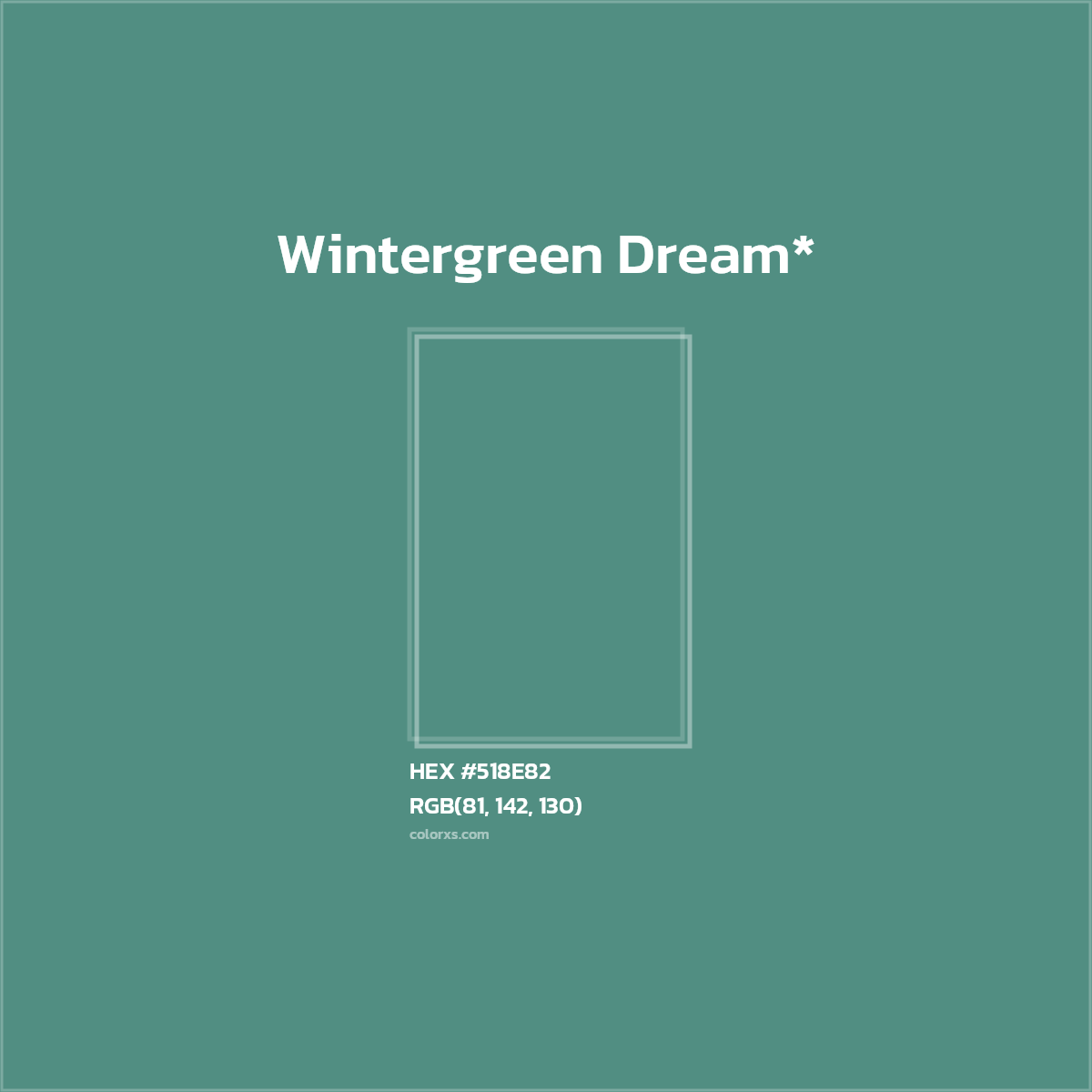 HEX #518E82 Color Name, Color Code, Palettes, Similar Paints, Images