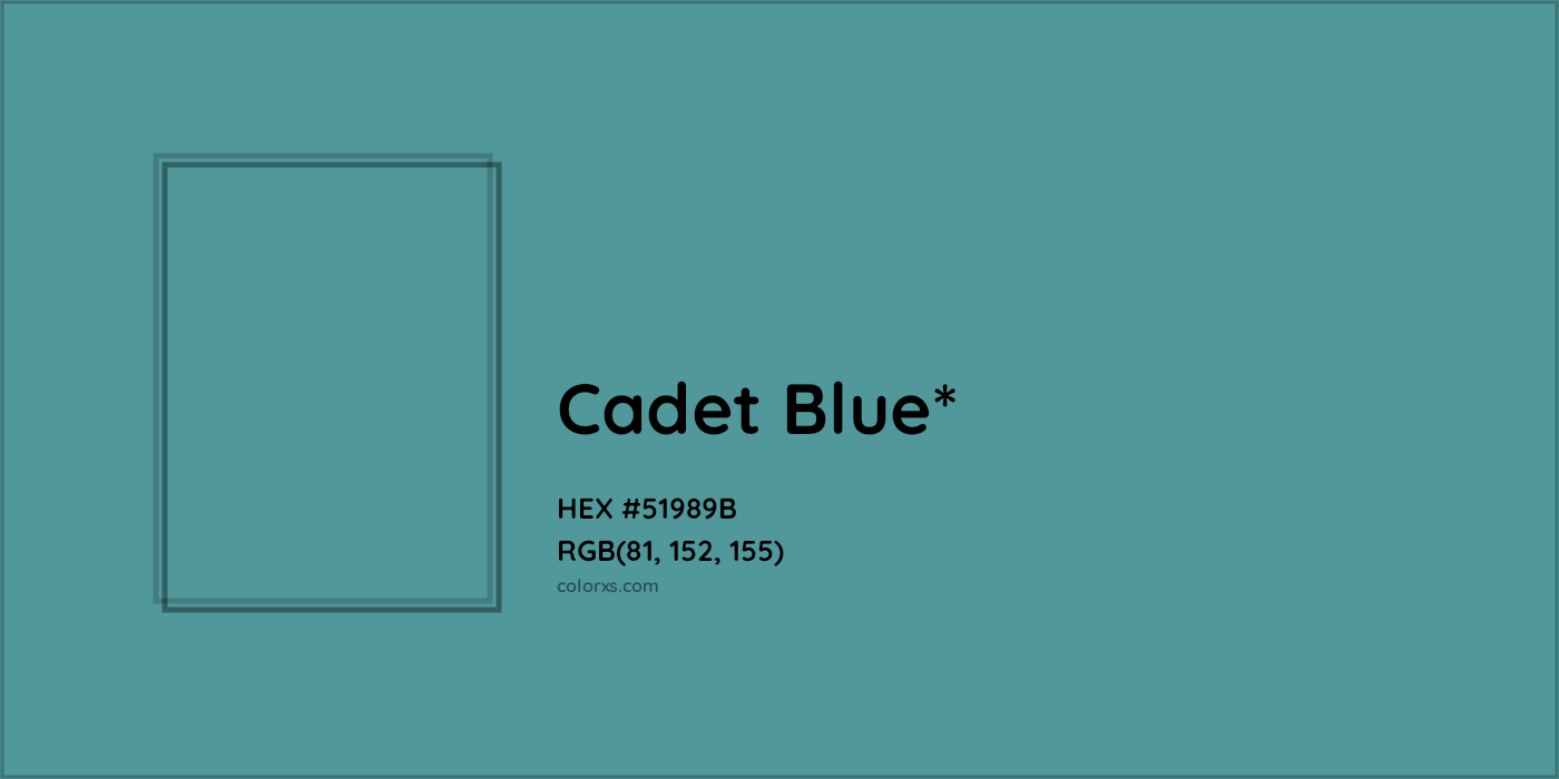 HEX #51989B Color Name, Color Code, Palettes, Similar Paints, Images