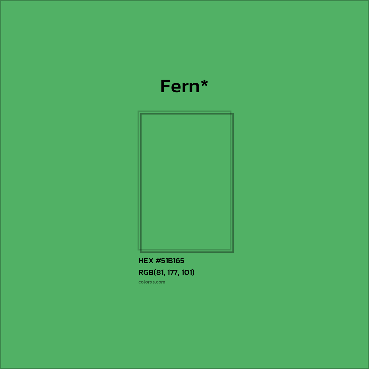HEX #51B165 Color Name, Color Code, Palettes, Similar Paints, Images