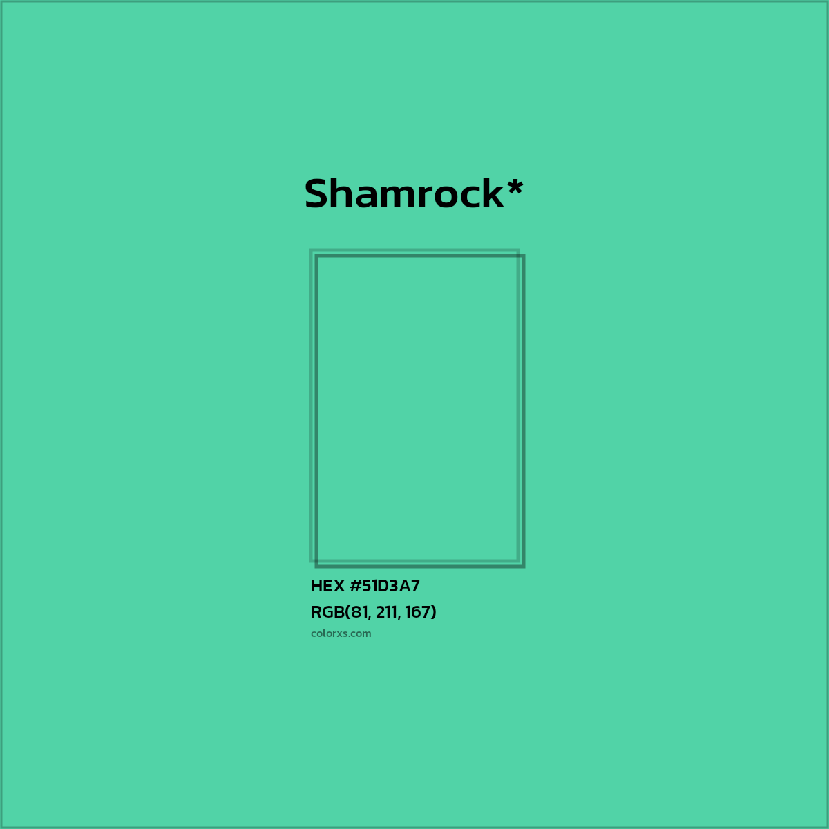 HEX #51D3A7 Color Name, Color Code, Palettes, Similar Paints, Images