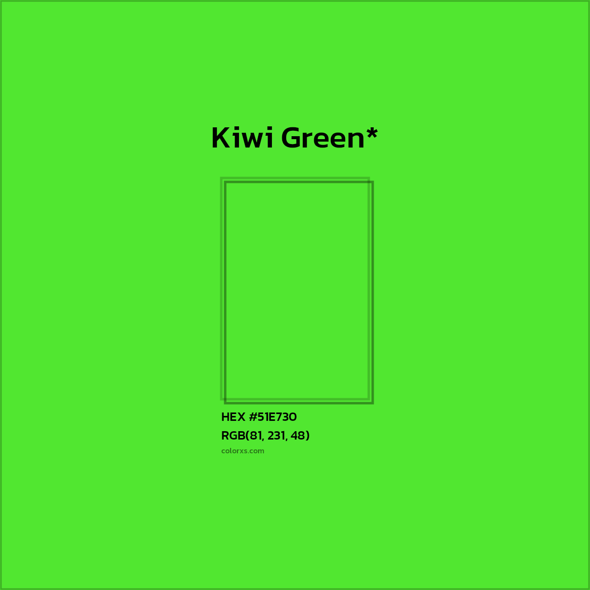 HEX #51E730 Color Name, Color Code, Palettes, Similar Paints, Images