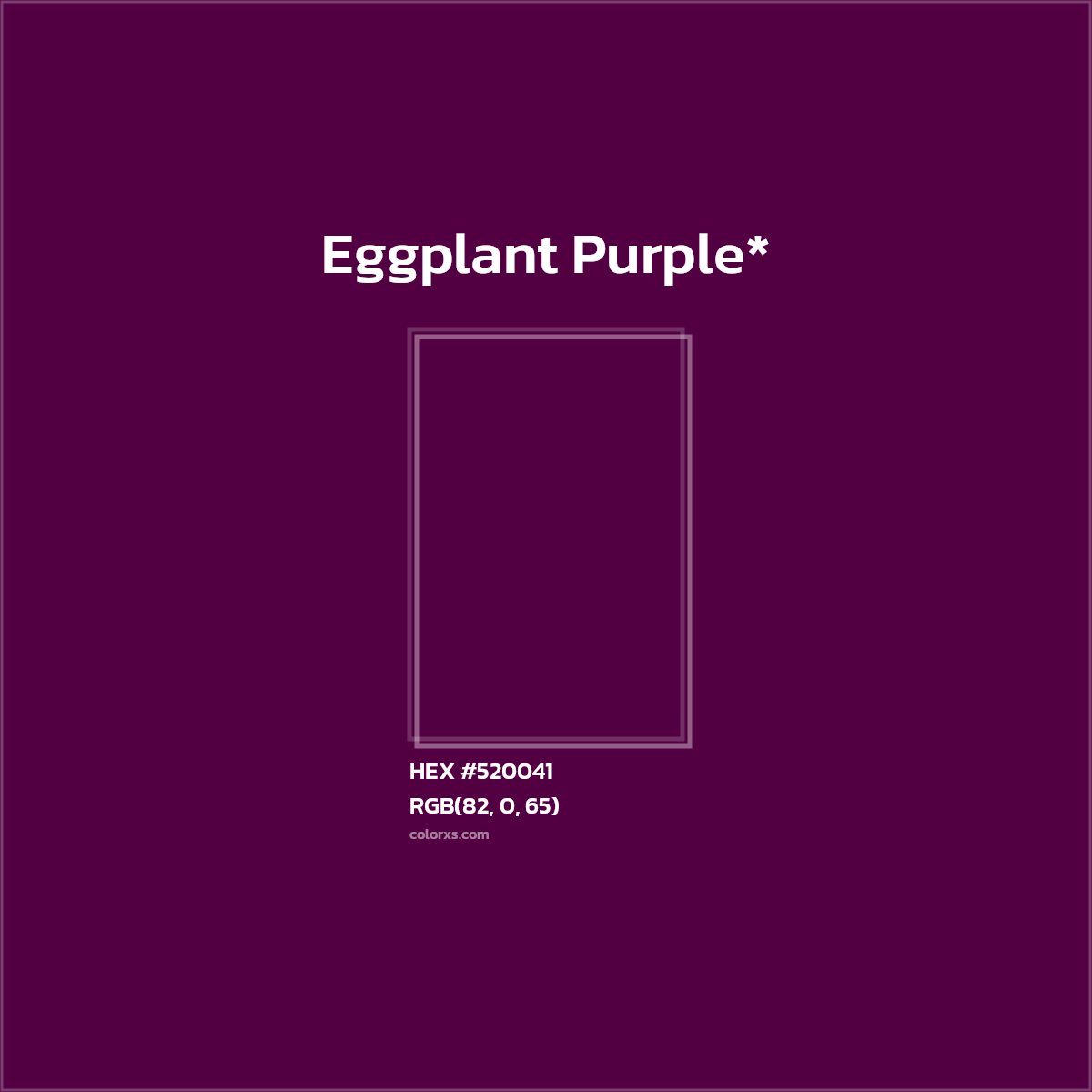 HEX #520041 Color Name, Color Code, Palettes, Similar Paints, Images