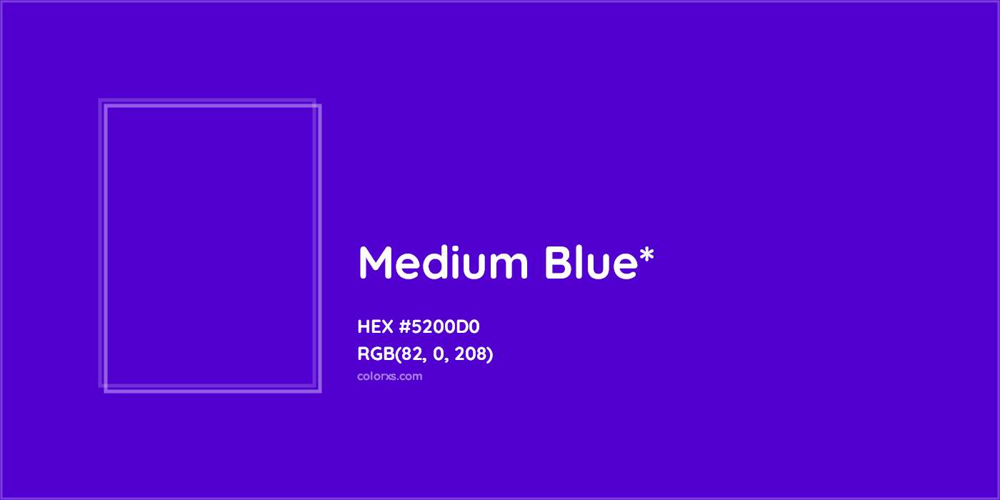 HEX #5200D0 Color Name, Color Code, Palettes, Similar Paints, Images