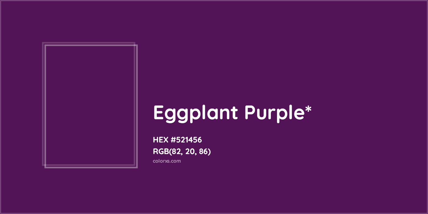 HEX #521456 Color Name, Color Code, Palettes, Similar Paints, Images