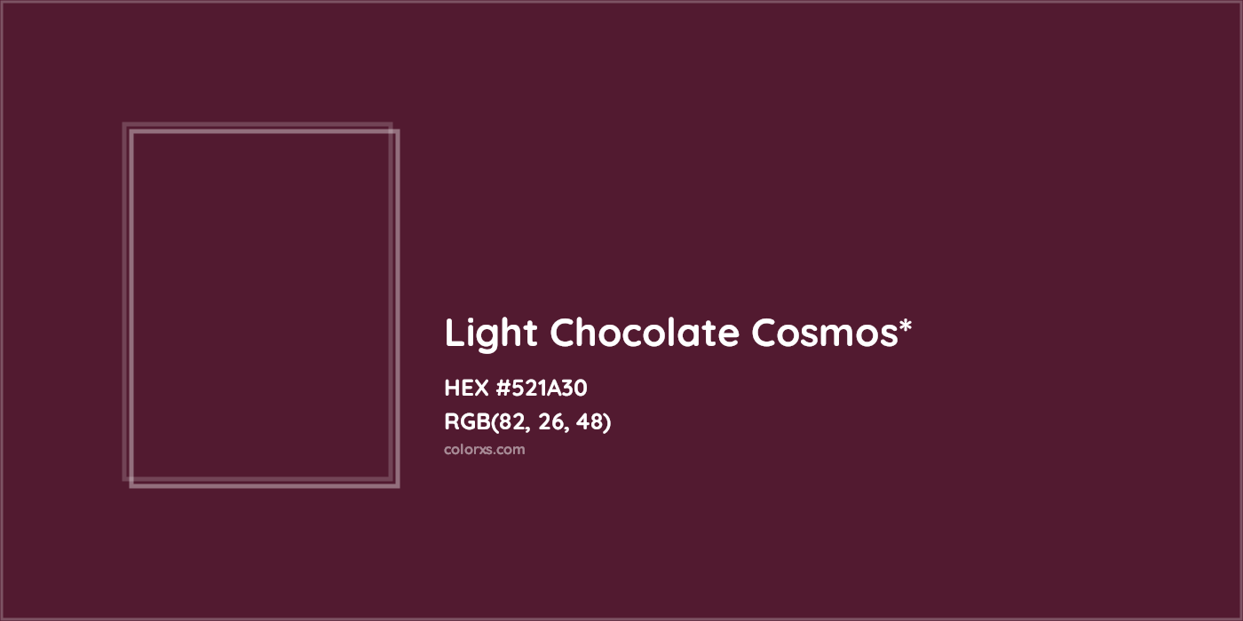 HEX #521A30 Color Name, Color Code, Palettes, Similar Paints, Images