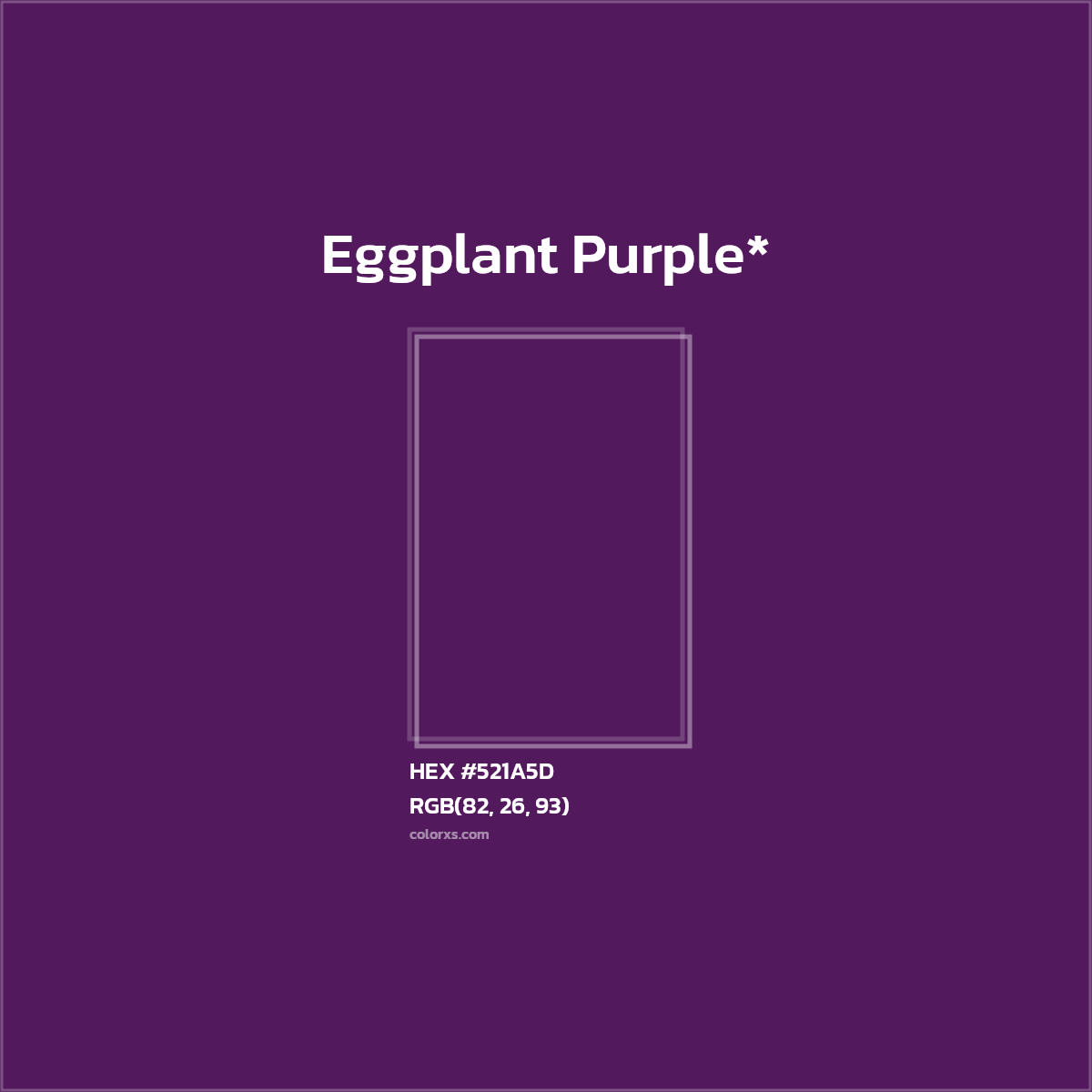 HEX #521A5D Color Name, Color Code, Palettes, Similar Paints, Images