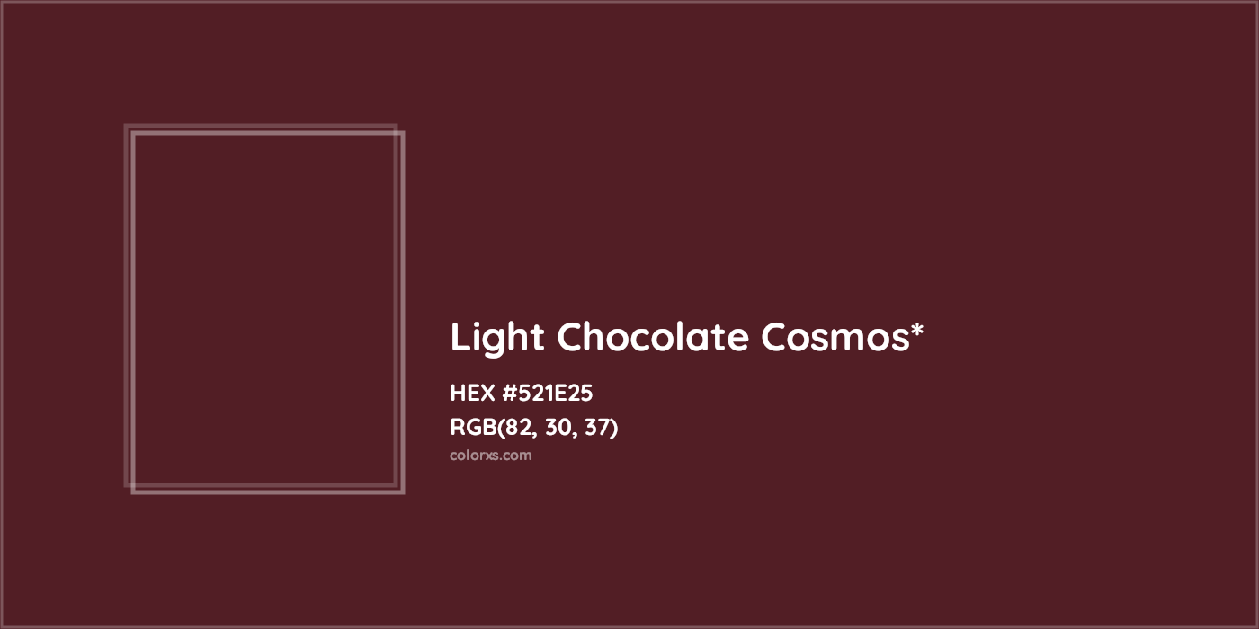 HEX #521E25 Color Name, Color Code, Palettes, Similar Paints, Images