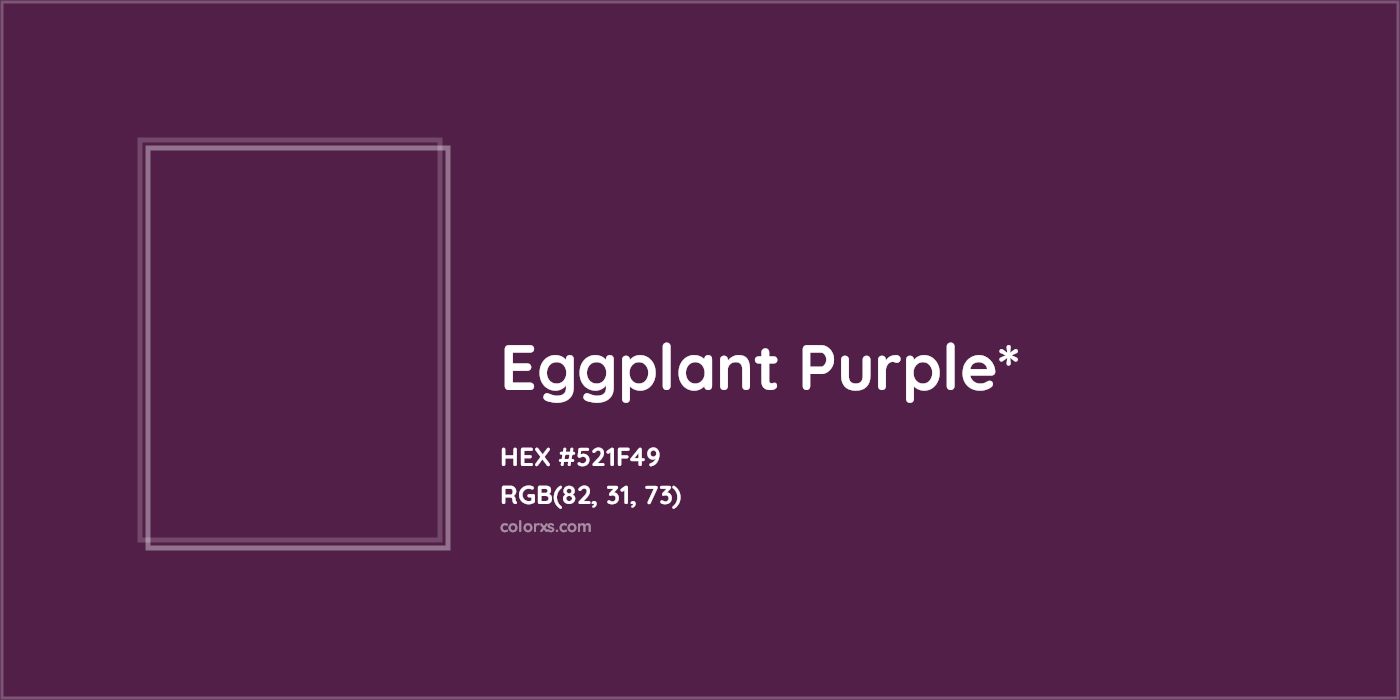 HEX #521F49 Color Name, Color Code, Palettes, Similar Paints, Images