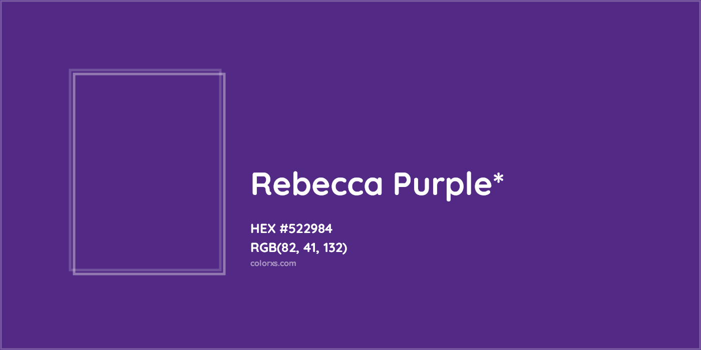 HEX #522984 Color Name, Color Code, Palettes, Similar Paints, Images