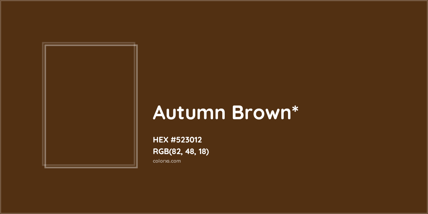 HEX #523012 Color Name, Color Code, Palettes, Similar Paints, Images