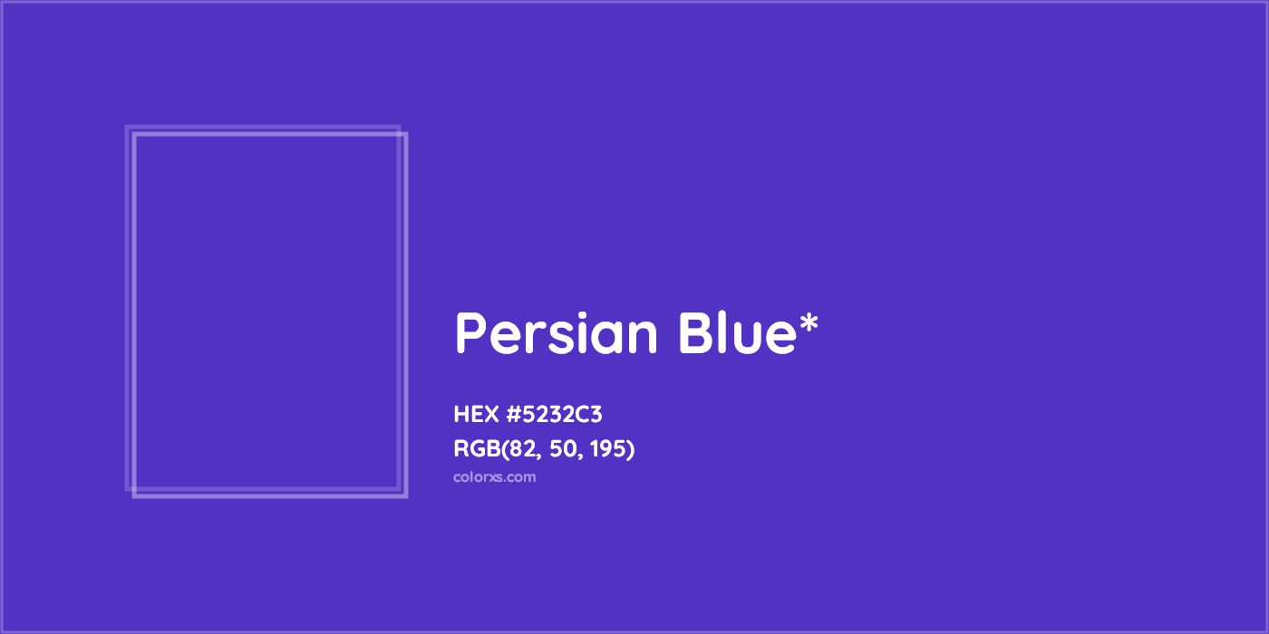 HEX #5232C3 Color Name, Color Code, Palettes, Similar Paints, Images