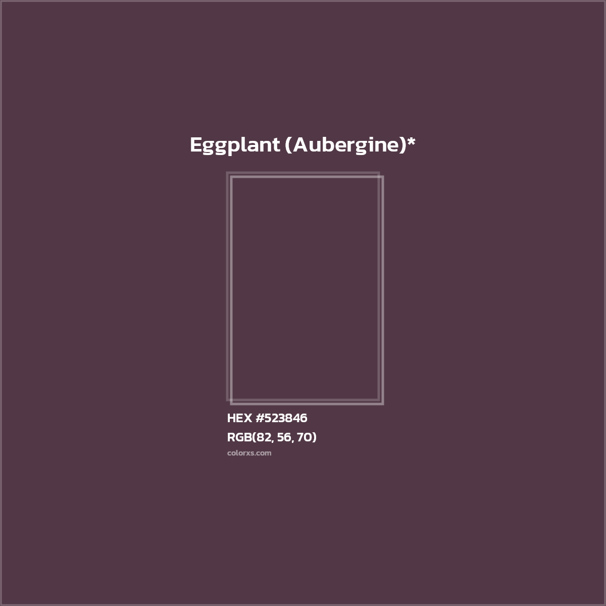 HEX #523846 Color Name, Color Code, Palettes, Similar Paints, Images