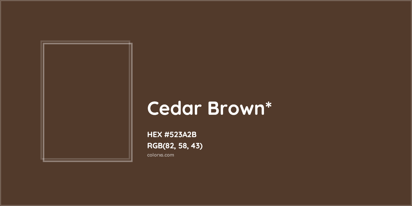 HEX #523A2B Color Name, Color Code, Palettes, Similar Paints, Images
