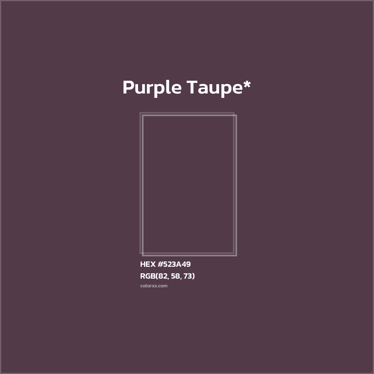 HEX #523A49 Color Name, Color Code, Palettes, Similar Paints, Images
