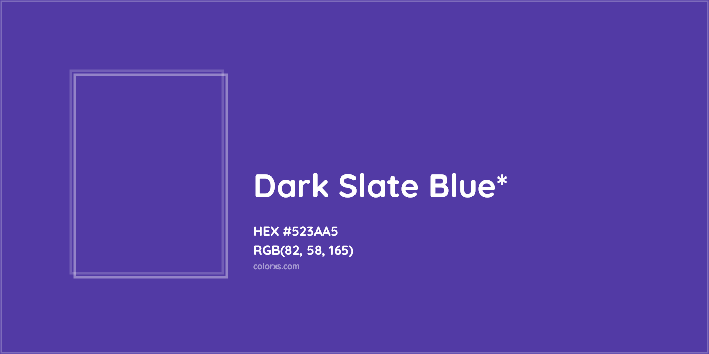 HEX #523AA5 Color Name, Color Code, Palettes, Similar Paints, Images