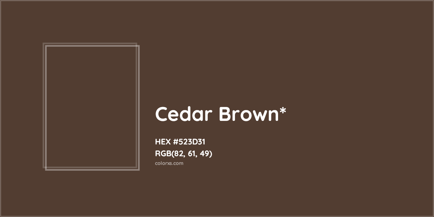 HEX #523D31 Color Name, Color Code, Palettes, Similar Paints, Images