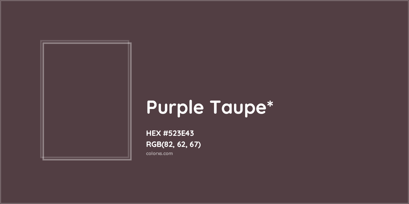 HEX #523E43 Color Name, Color Code, Palettes, Similar Paints, Images