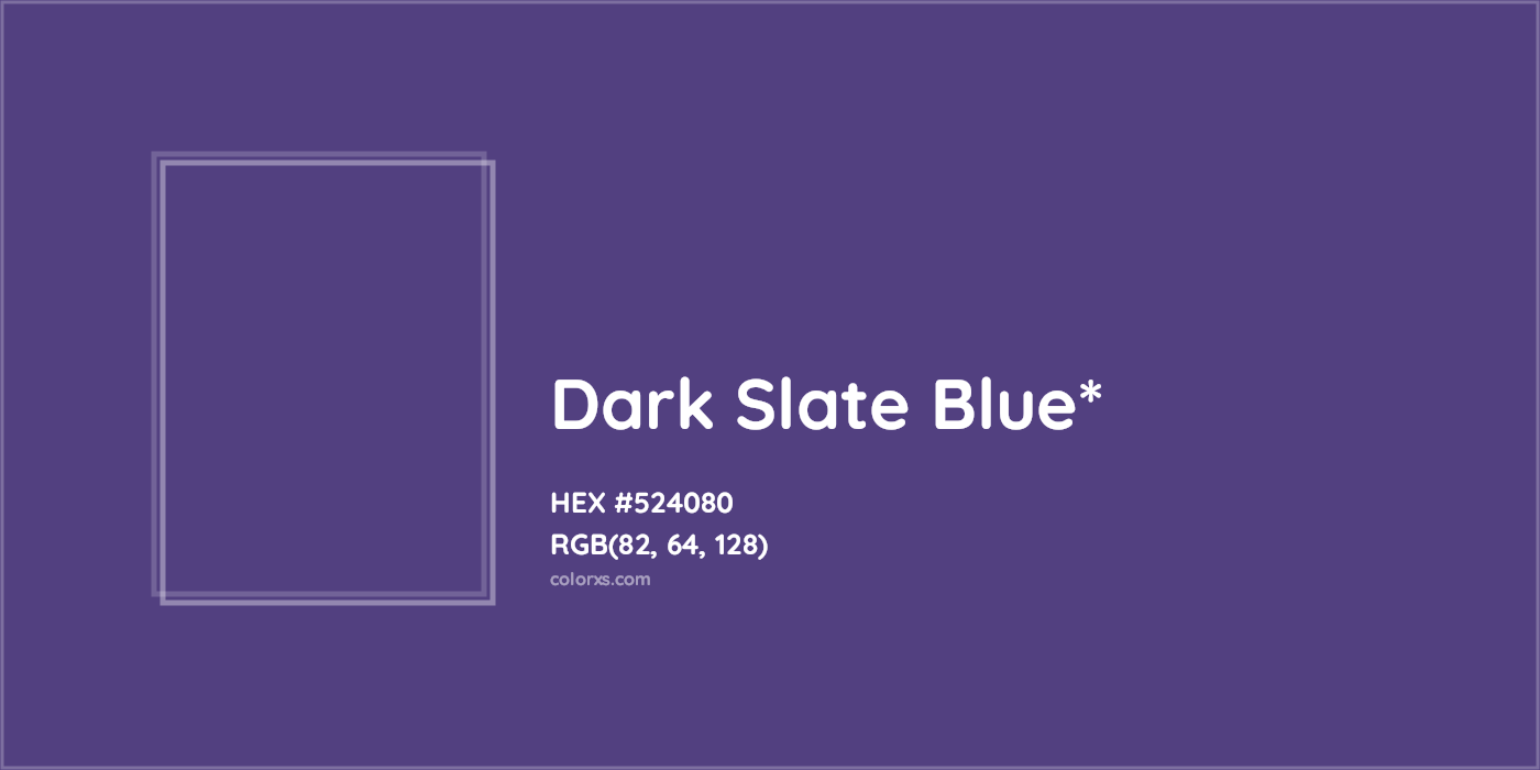 HEX #524080 Color Name, Color Code, Palettes, Similar Paints, Images