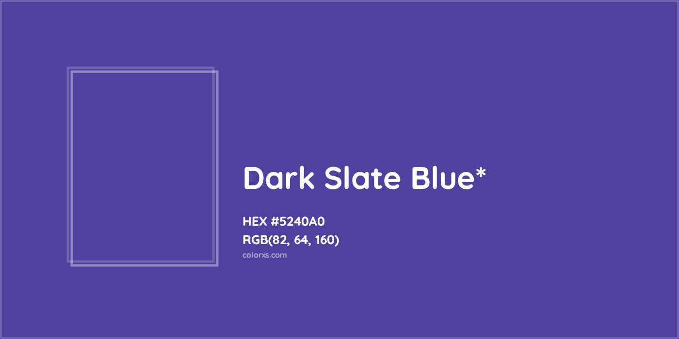 HEX #5240A0 Color Name, Color Code, Palettes, Similar Paints, Images