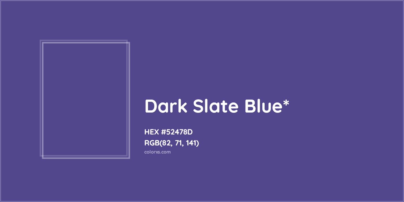 HEX #52478D Color Name, Color Code, Palettes, Similar Paints, Images