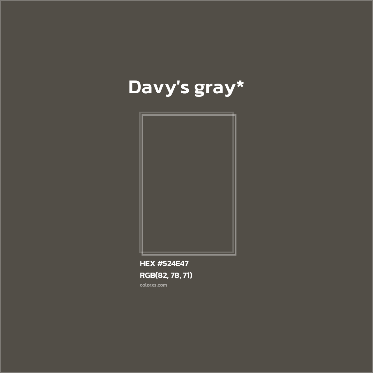 HEX #524E47 Color Name, Color Code, Palettes, Similar Paints, Images