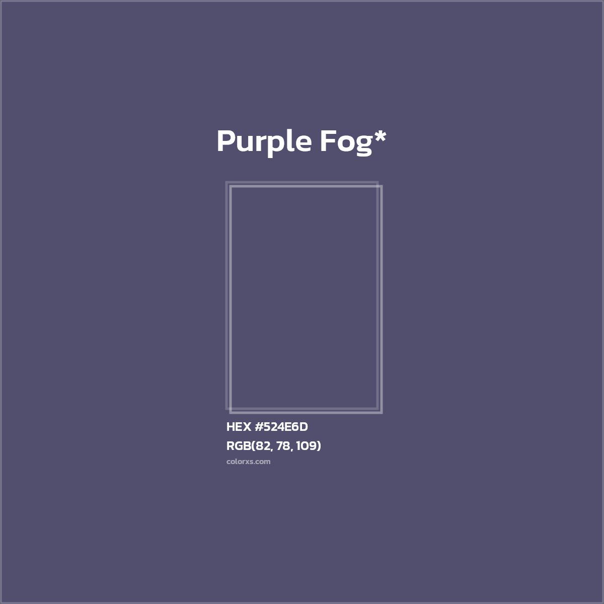 HEX #524E6D Color Name, Color Code, Palettes, Similar Paints, Images