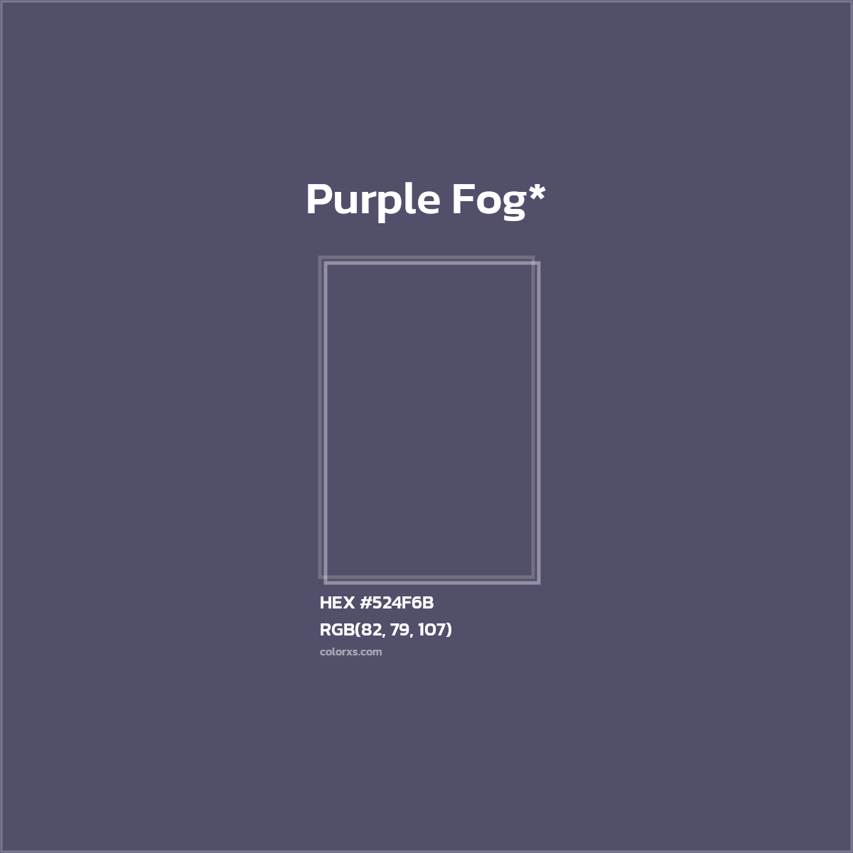 HEX #524F6B Color Name, Color Code, Palettes, Similar Paints, Images