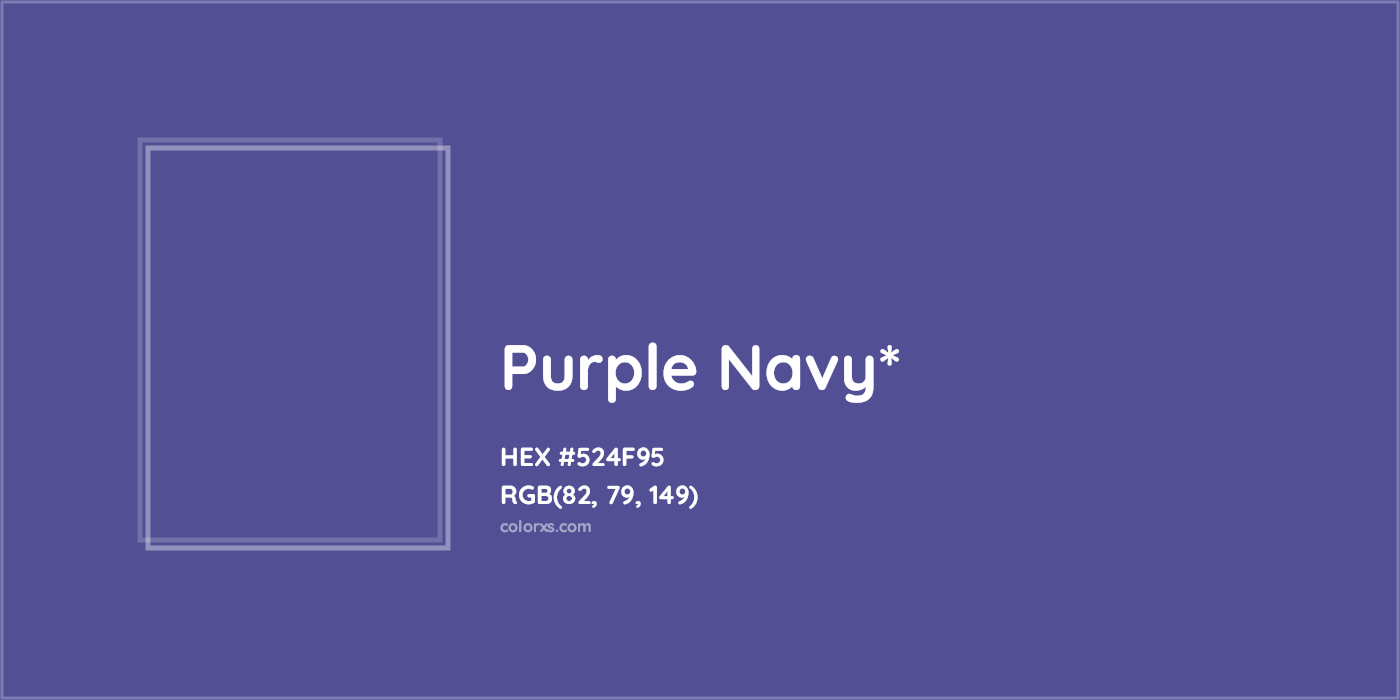 HEX #524F95 Color Name, Color Code, Palettes, Similar Paints, Images