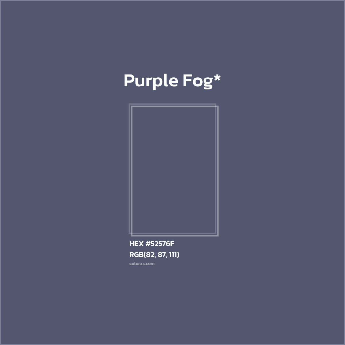 HEX #52576F Color Name, Color Code, Palettes, Similar Paints, Images