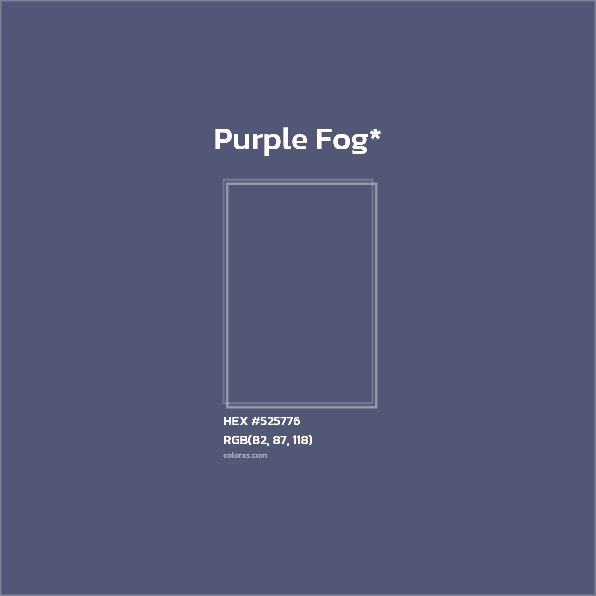 HEX #525776 Color Name, Color Code, Palettes, Similar Paints, Images