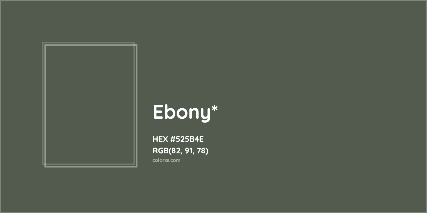 HEX #525B4E Color Name, Color Code, Palettes, Similar Paints, Images