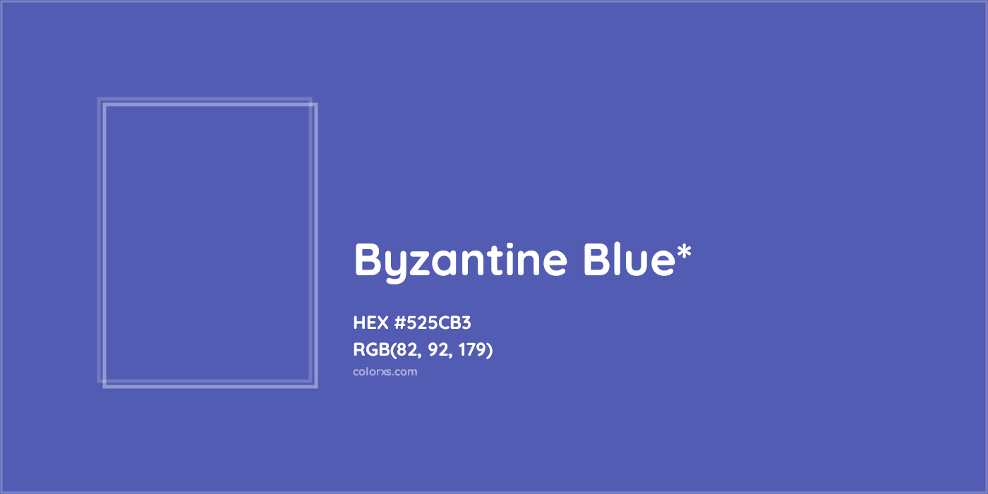 HEX #525CB3 Color Name, Color Code, Palettes, Similar Paints, Images