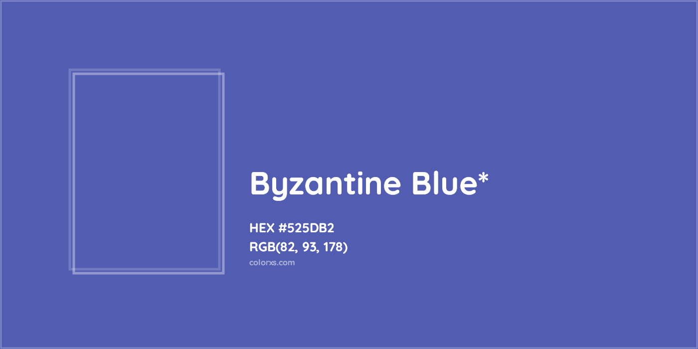 HEX #525DB2 Color Name, Color Code, Palettes, Similar Paints, Images