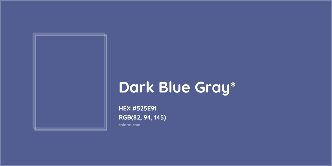 HEX #525E91 Color Name, Color Code, Palettes, Similar Paints, Images