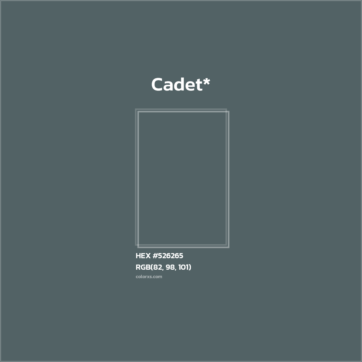 HEX #526265 Color Name, Color Code, Palettes, Similar Paints, Images