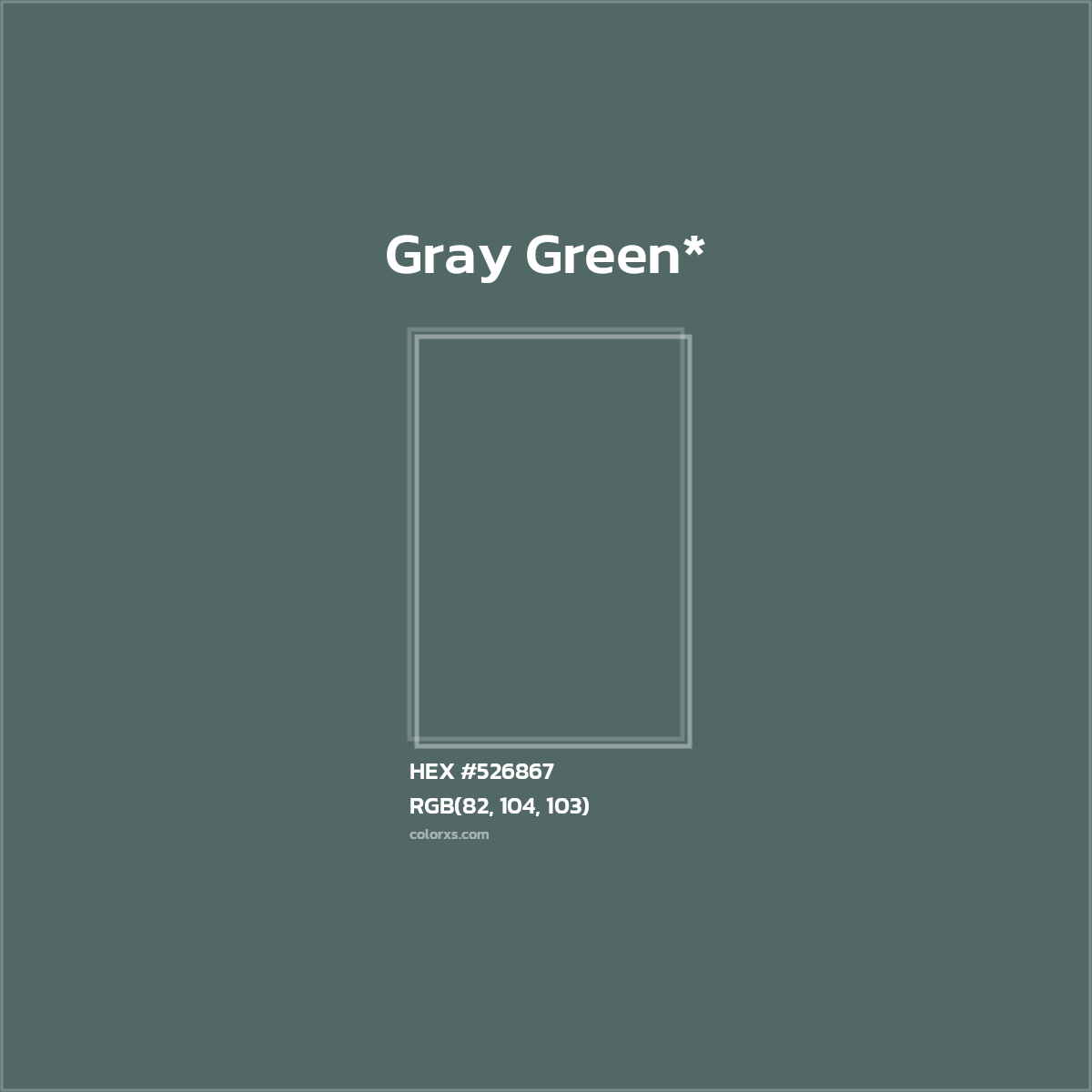 HEX #526867 Color Name, Color Code, Palettes, Similar Paints, Images