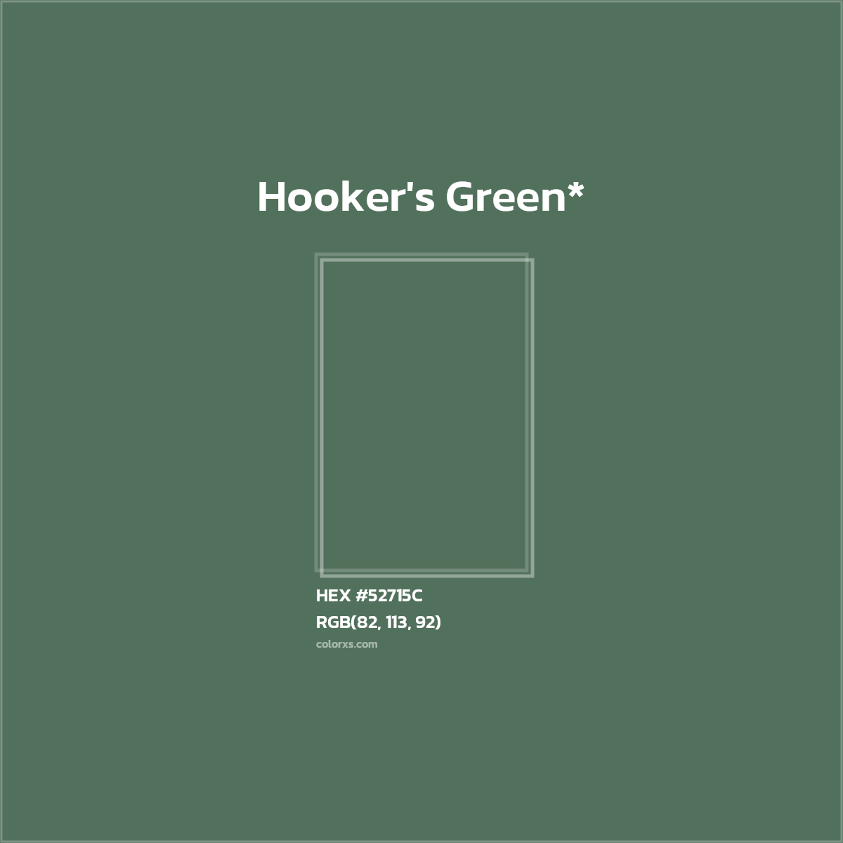 HEX #52715C Color Name, Color Code, Palettes, Similar Paints, Images