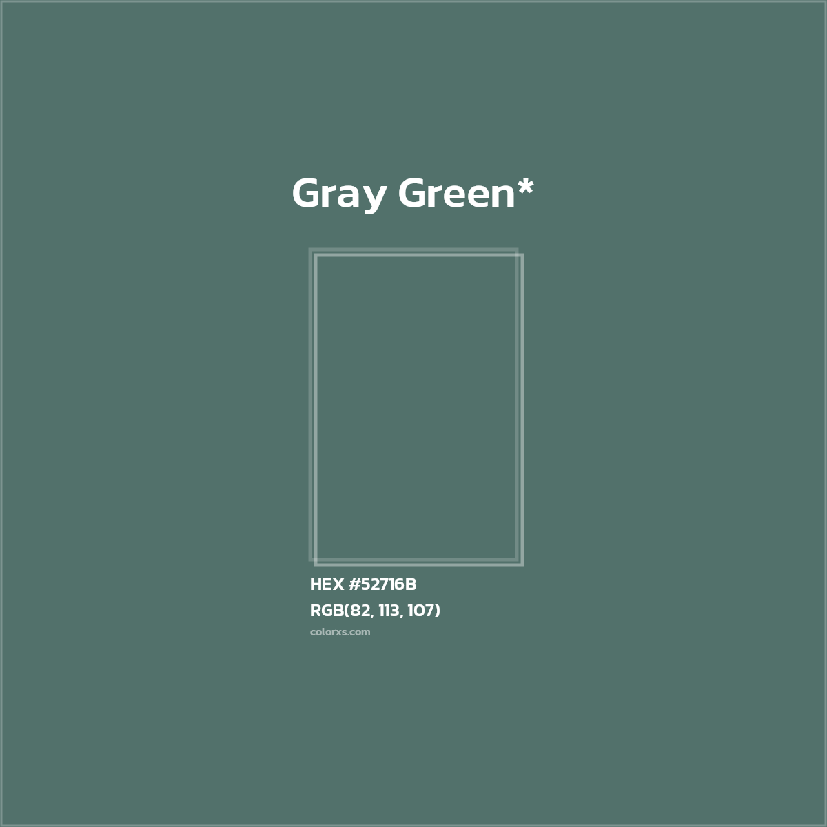 HEX #52716B Color Name, Color Code, Palettes, Similar Paints, Images