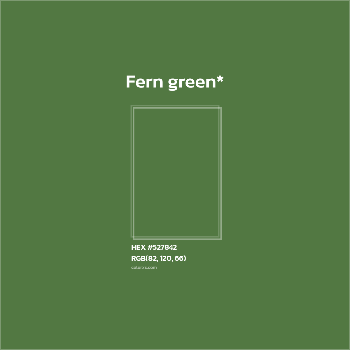 HEX #527842 Color Name, Color Code, Palettes, Similar Paints, Images
