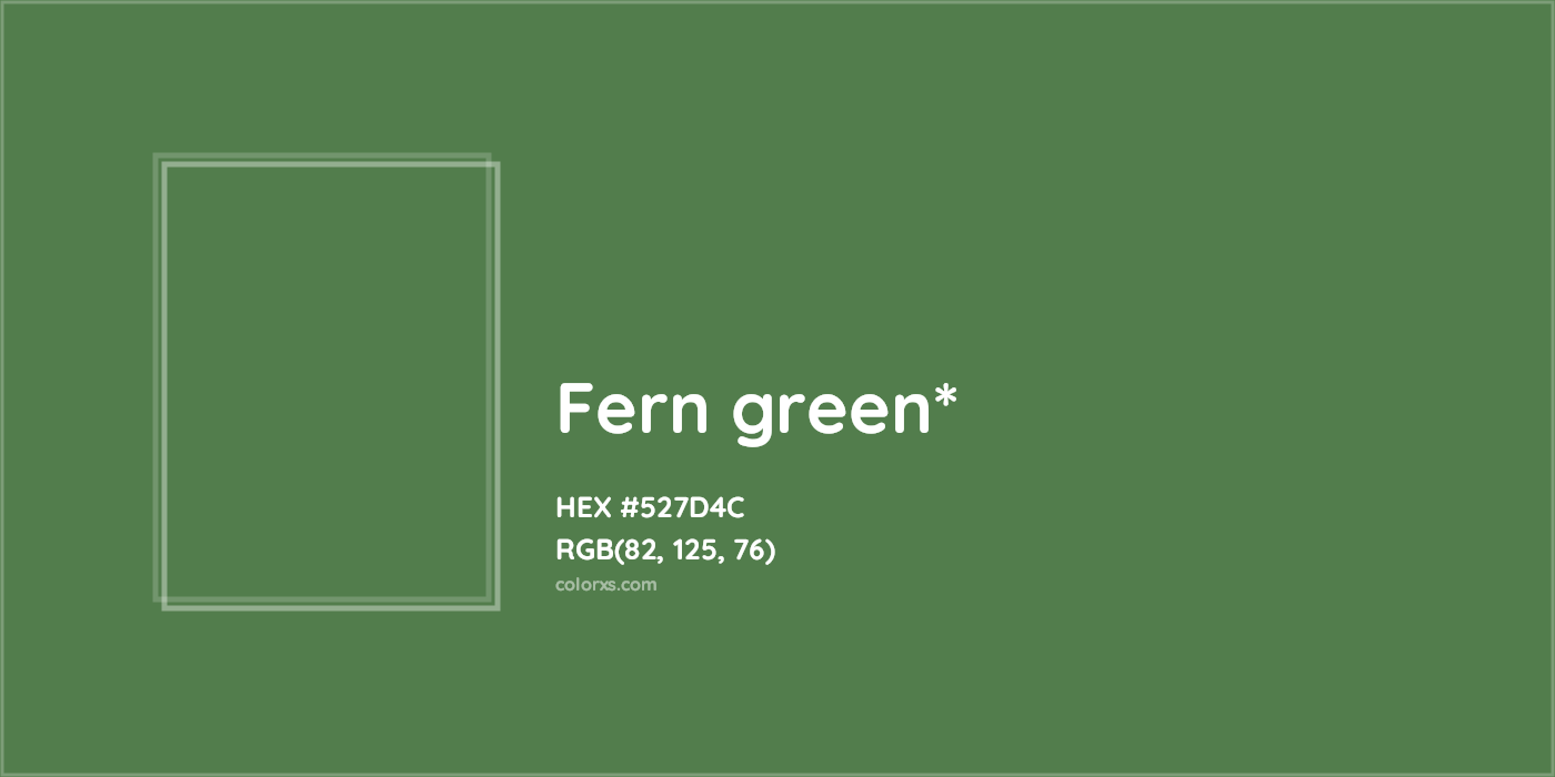 HEX #527D4C Color Name, Color Code, Palettes, Similar Paints, Images