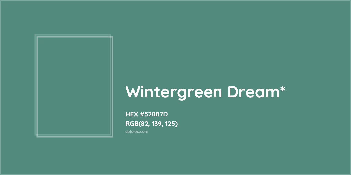 HEX #528B7D Color Name, Color Code, Palettes, Similar Paints, Images
