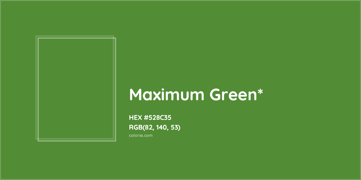 HEX #528C35 Color Name, Color Code, Palettes, Similar Paints, Images