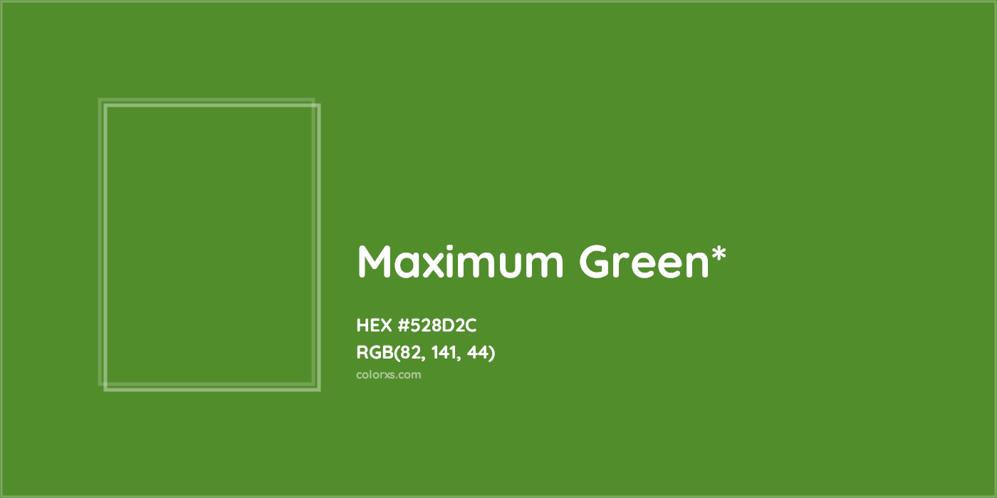 HEX #528D2C Color Name, Color Code, Palettes, Similar Paints, Images