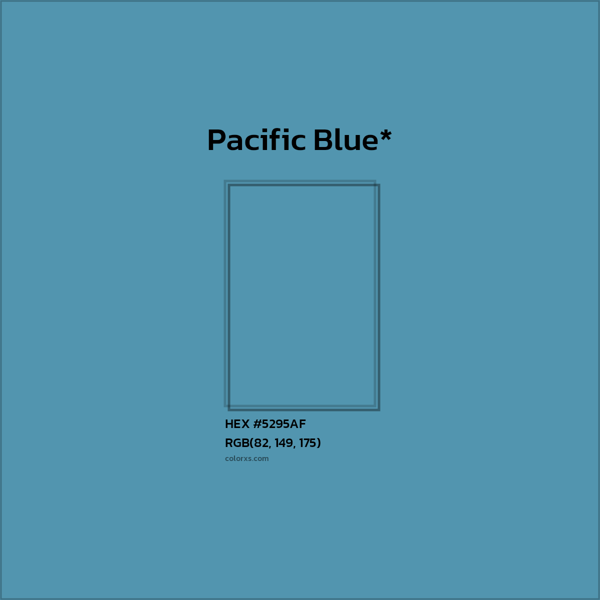 HEX #5295AF Color Name, Color Code, Palettes, Similar Paints, Images