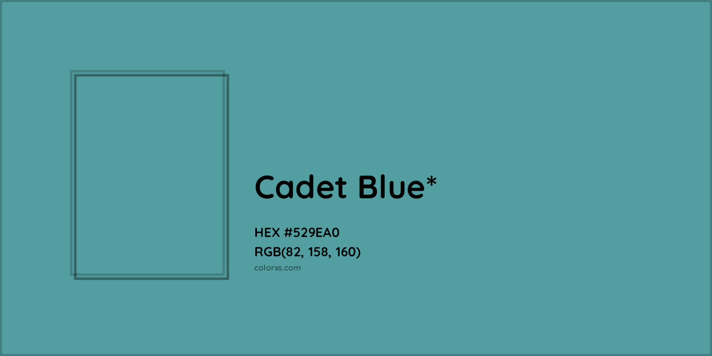 HEX #529EA0 Color Name, Color Code, Palettes, Similar Paints, Images